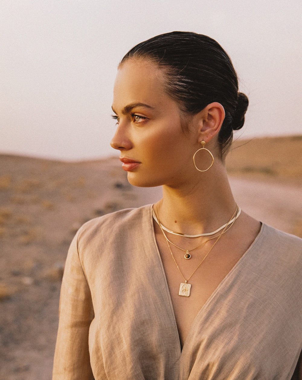 HERRINGBONE CHAIN (STERLING SILVER)