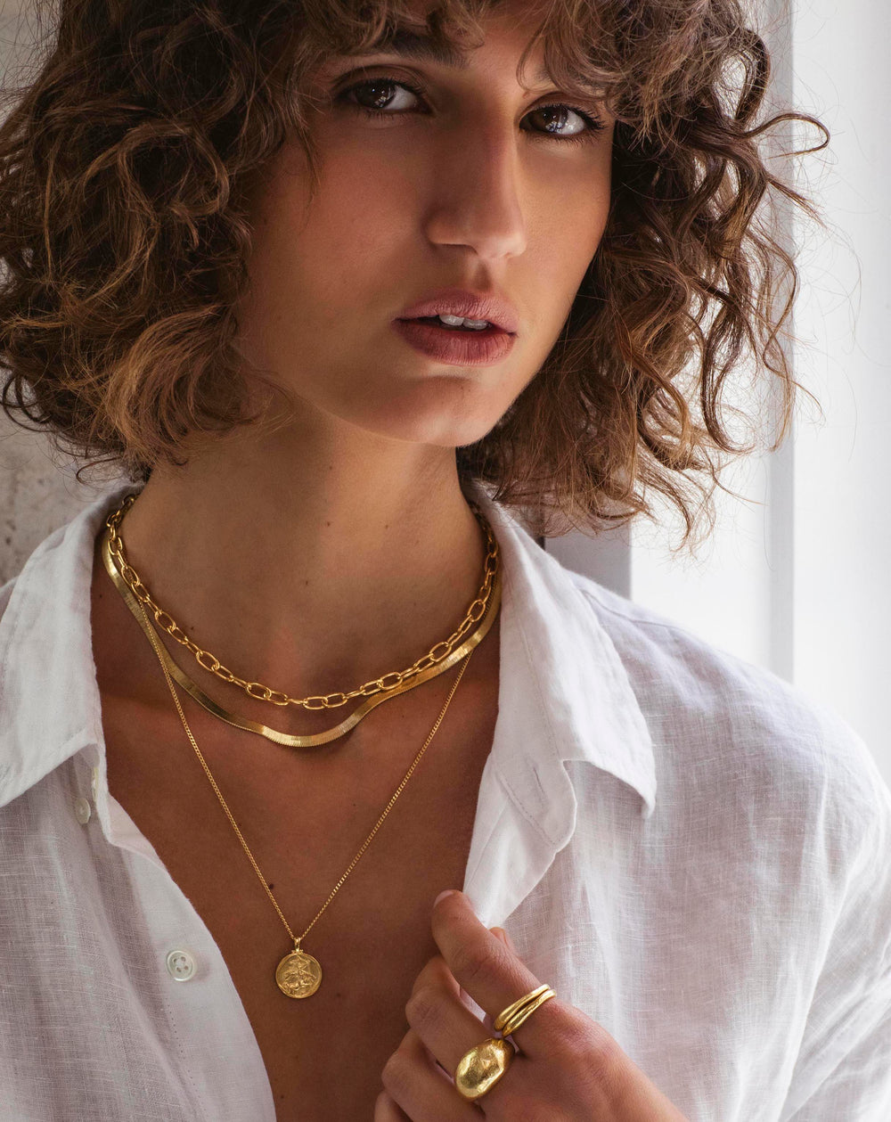 GEMINI ZODIAC NECKLACE (STERLING SILVER)