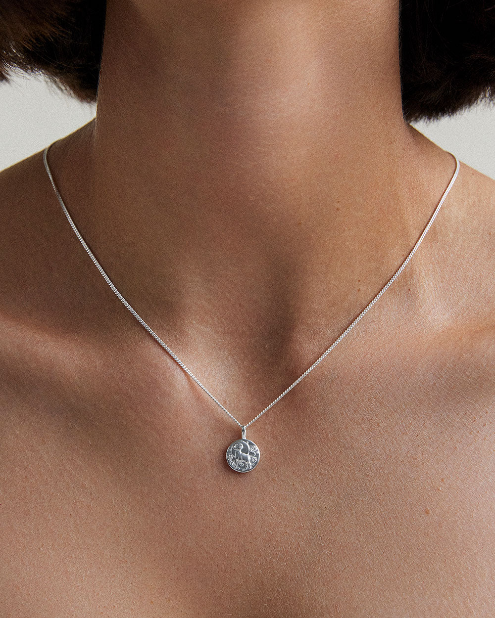 TAURUS PETITE ZODIAC (STERLING SILVER)