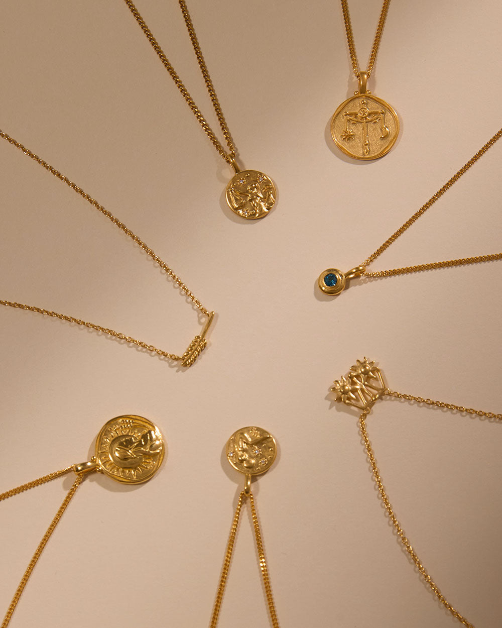 ZODIAC NECKLACE (18K GOLD VERMEIL)