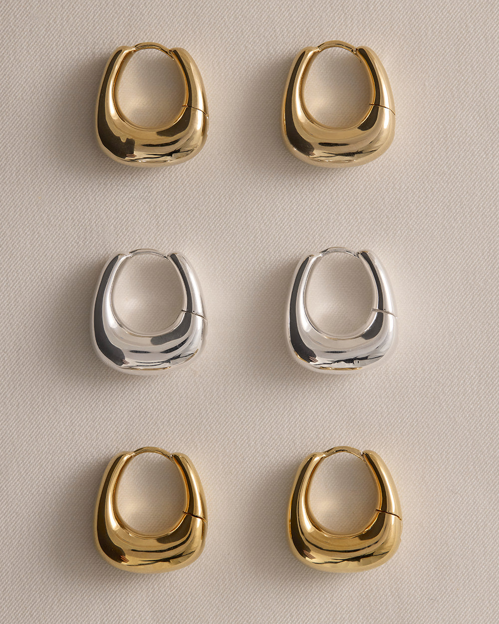WITHIN MOTION HOOPS (18K GOLD PLATED)