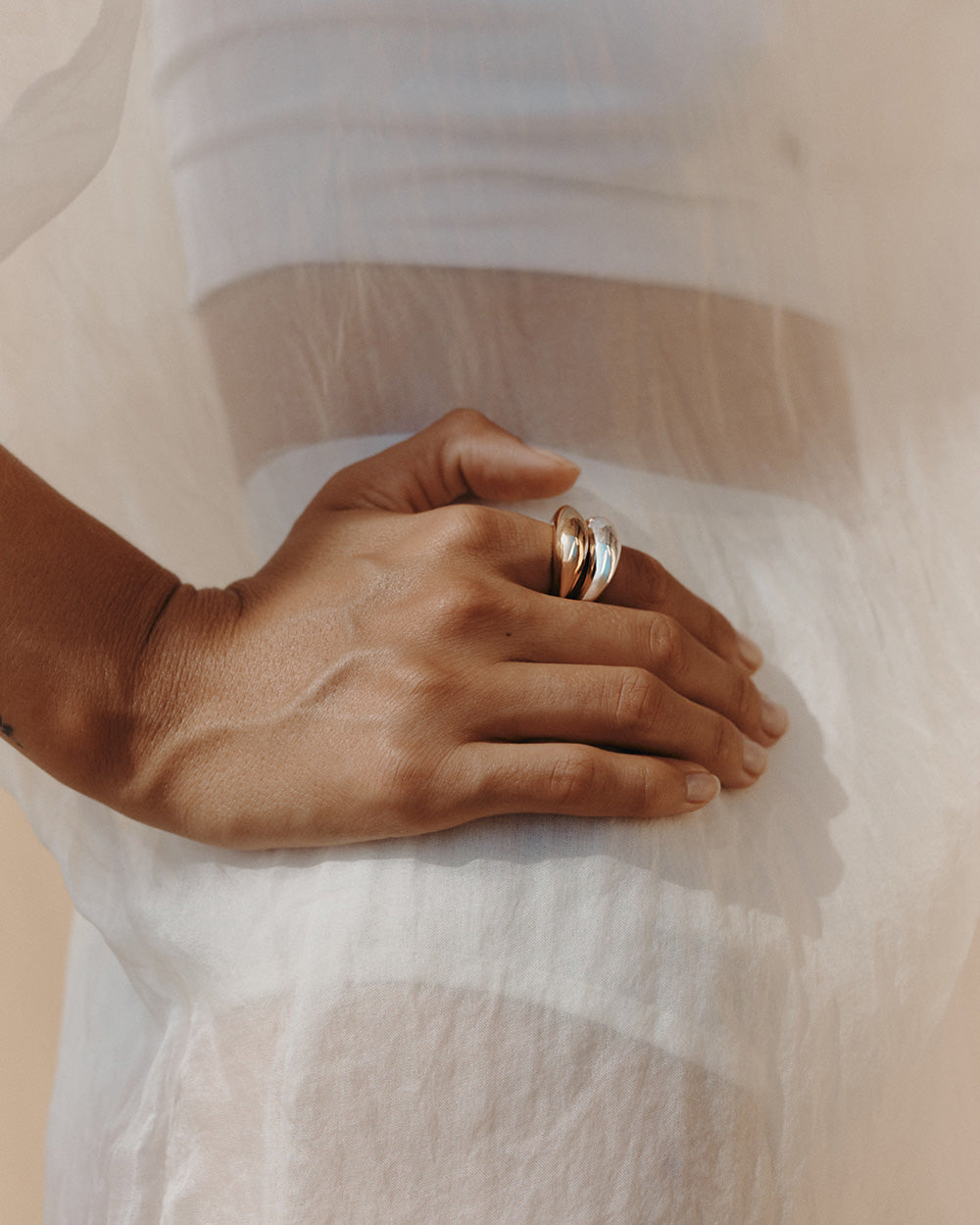 WITHIN MOTION DOME RING (STERLING SILVER)
