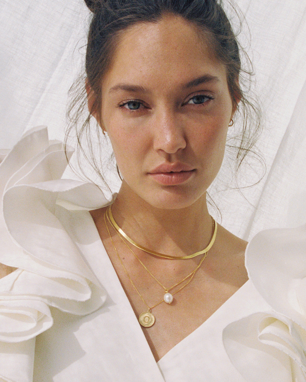TRAVELLER COIN NECKLACE (18K GOLD VERMEIL)
