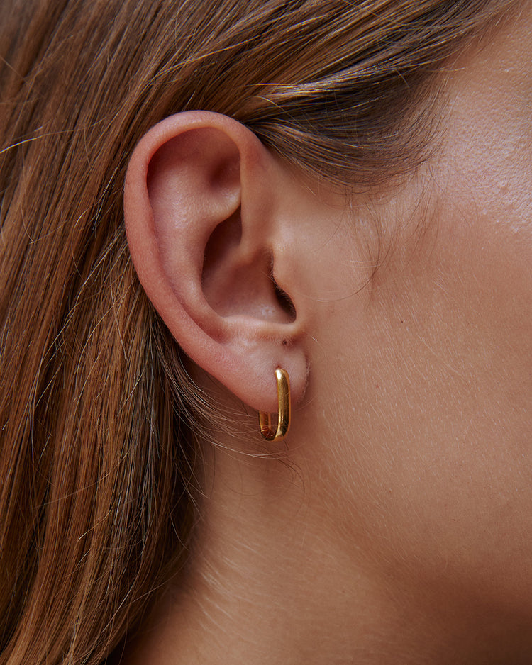 ROAM HOOPS SMALL (18K GOLD PLATED)
