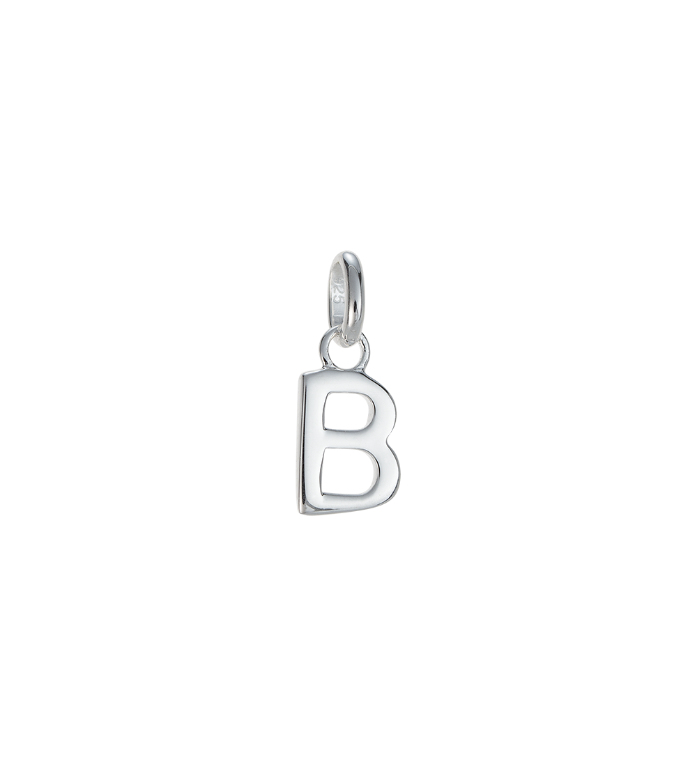 OUTLINE INITIAL A-Z (STERLING SILVER)