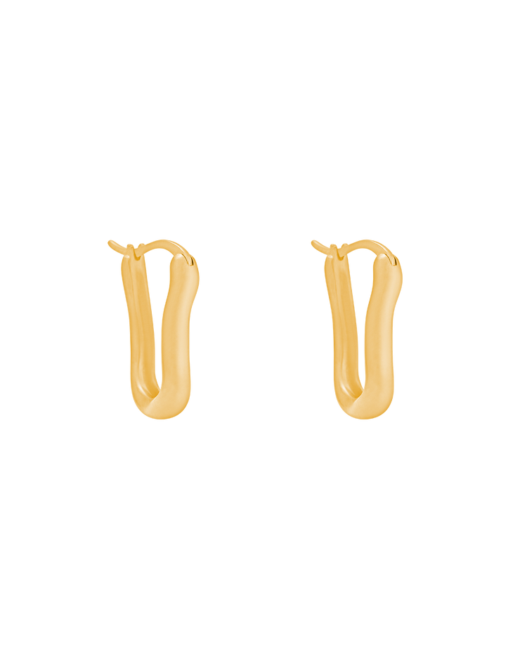 ECHO HOOPS (18K GOLD PLATED)