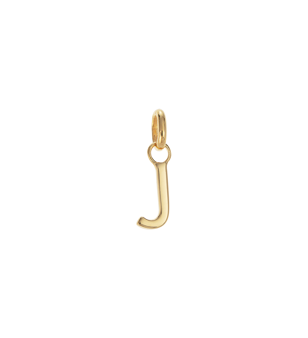 OUTLINE INITIAL A-Z (18K GOLD VERMEIL)