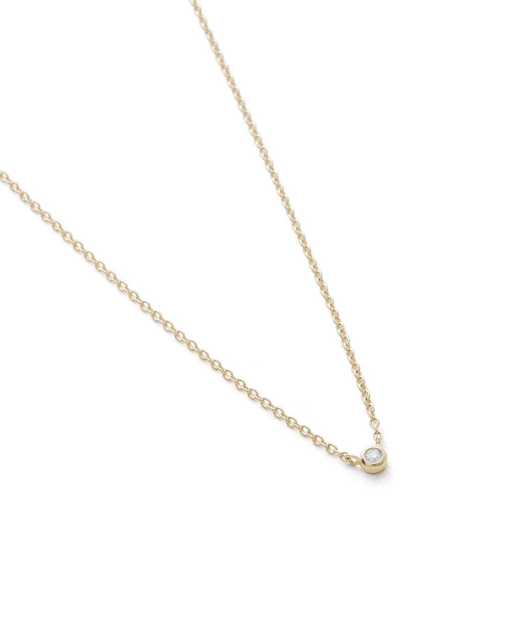 PETITE DIAMOND NECKLACE (9K GOLD)