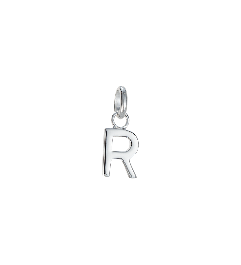 OUTLINE INITIAL A-Z (STERLING SILVER)