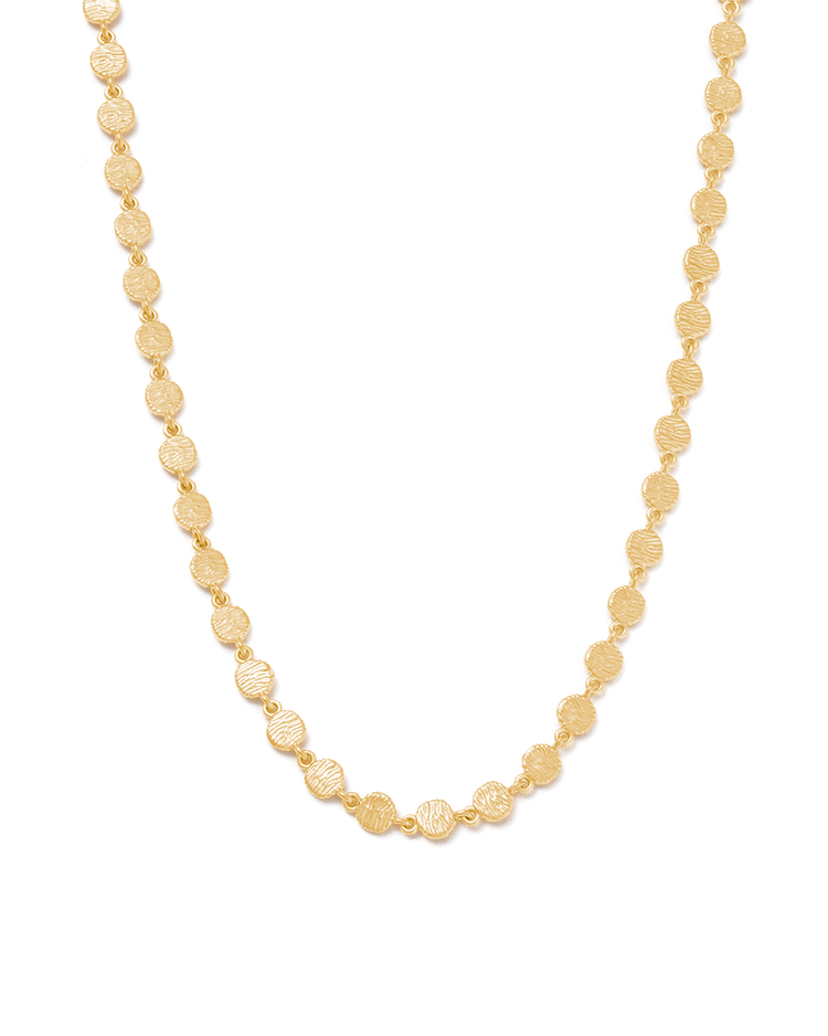 REFLECTION CHAIN NECKLACE (18K GOLD PLATED)