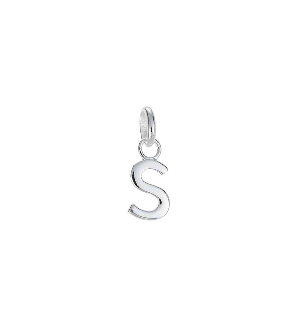 OUTLINE INITIAL A-Z (STERLING SILVER)