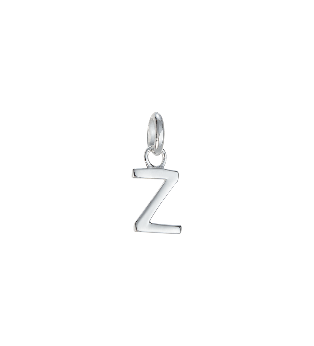 OUTLINE INITIAL A-Z (STERLING SILVER)