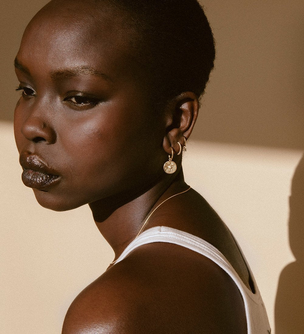 BY THE SEA HOOPS (18K GOLD PLATED) - IMAGE 3