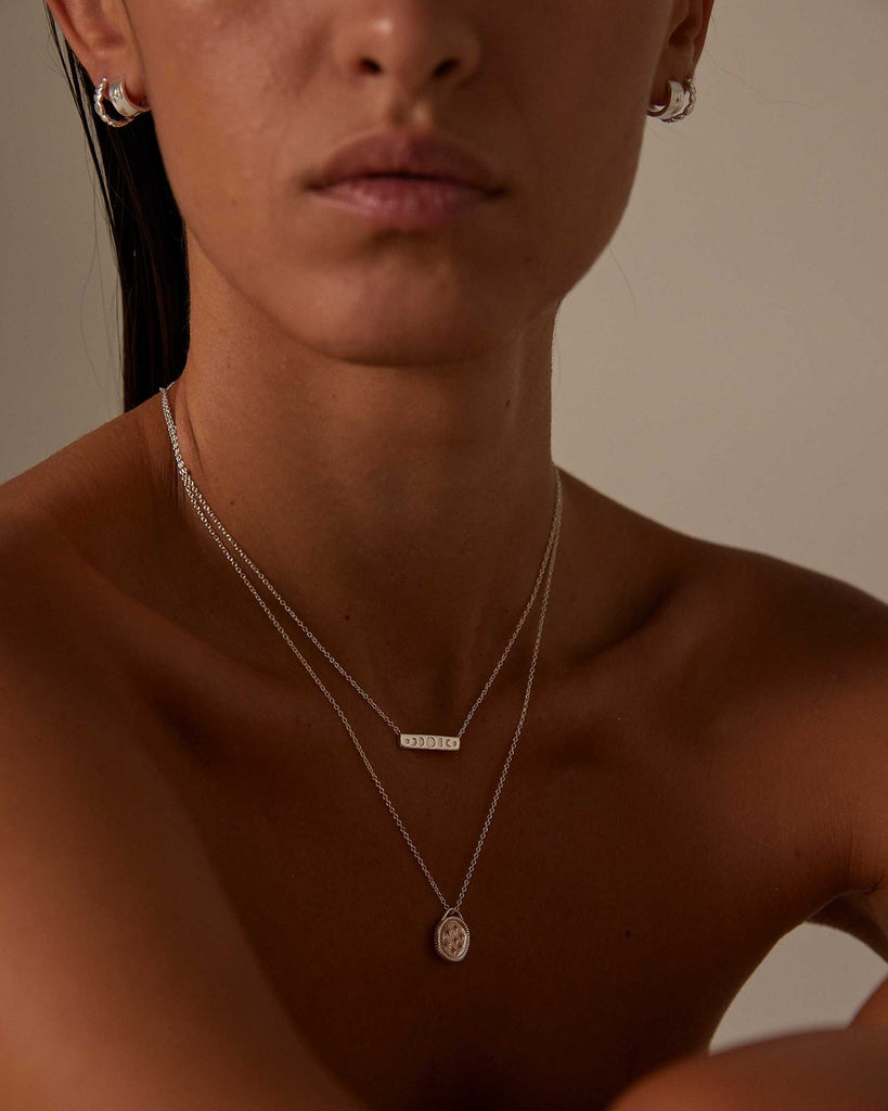 Total eclipse of the cheap heart silver necklace