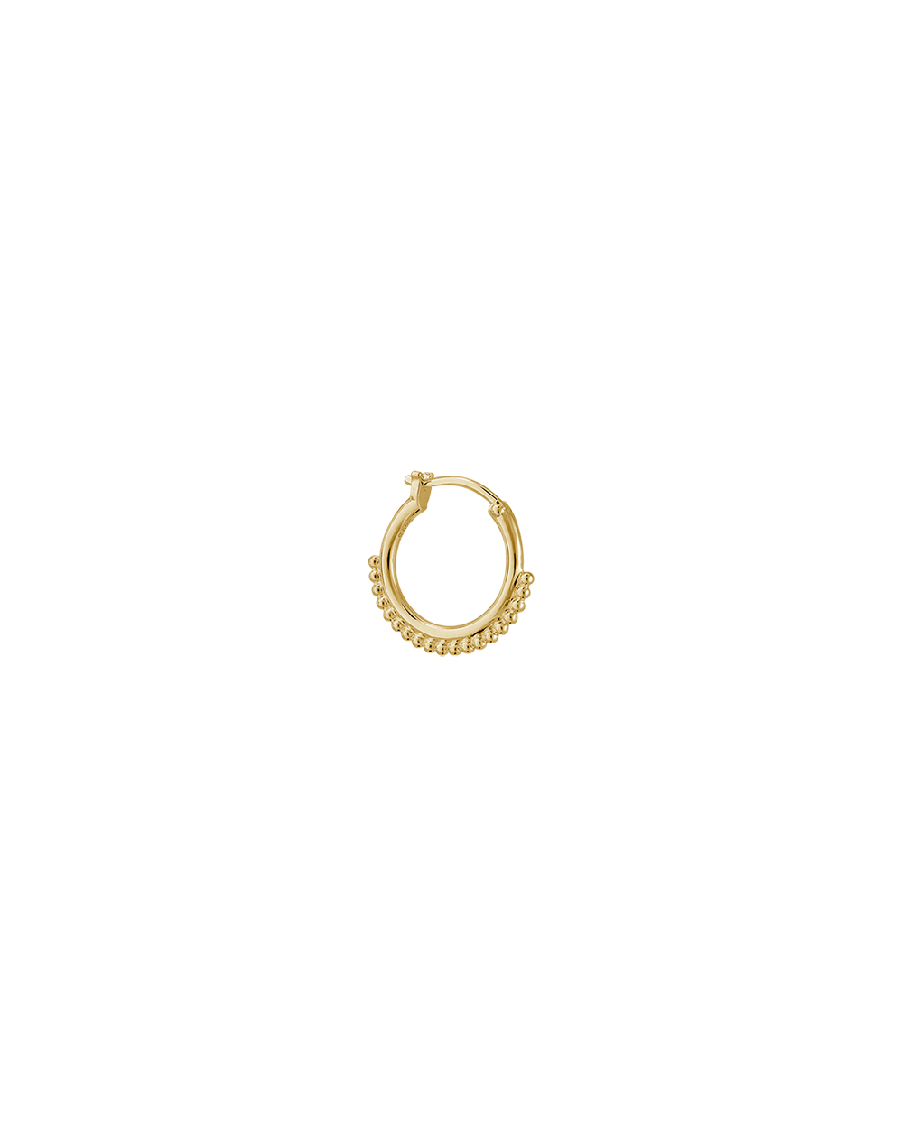 DETAIL HOOP EARRINGS (18K GOLD PLATED) - IMAGE 7