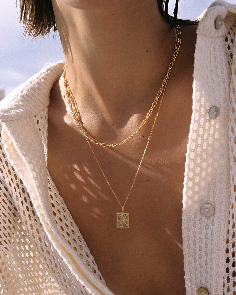 TRUE NORTH COIN NECKLACE (18K GOLD VERMEIL) – KIRSTIN ASH (Australia)
