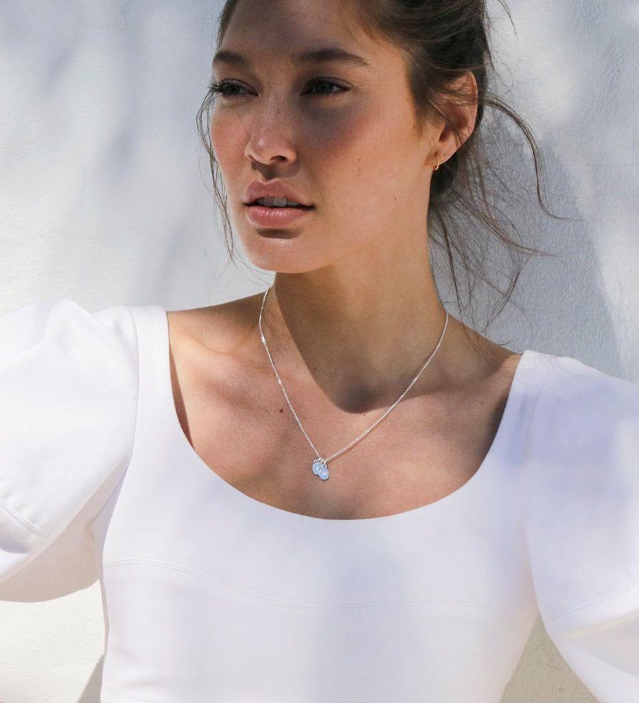 INITIAL NECKLACE AZ (STERLING SILVER) KIRSTIN ASH (Australia)