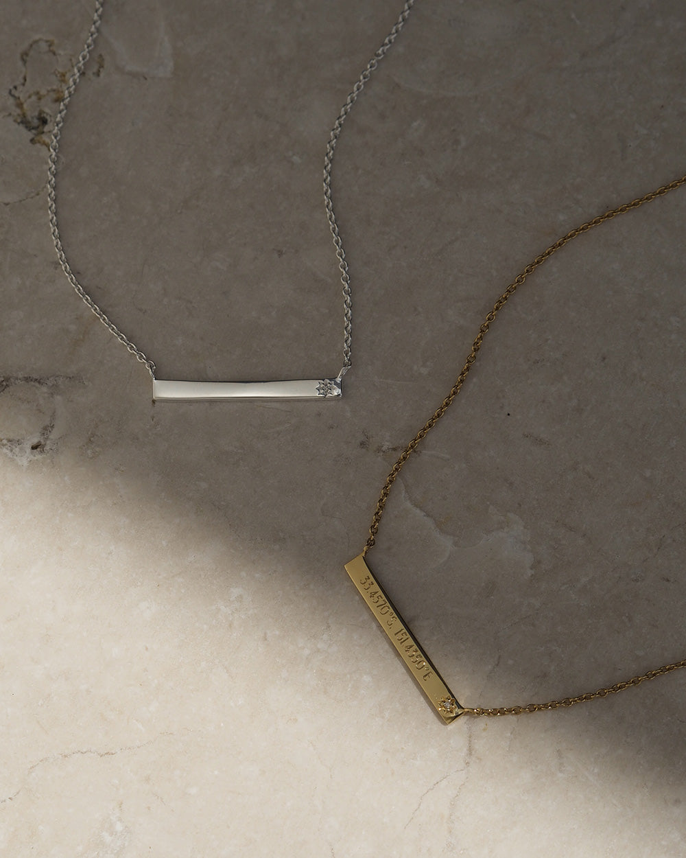 SENTIMENT DIAMOND BAR NECKLACE - IMAGE 6