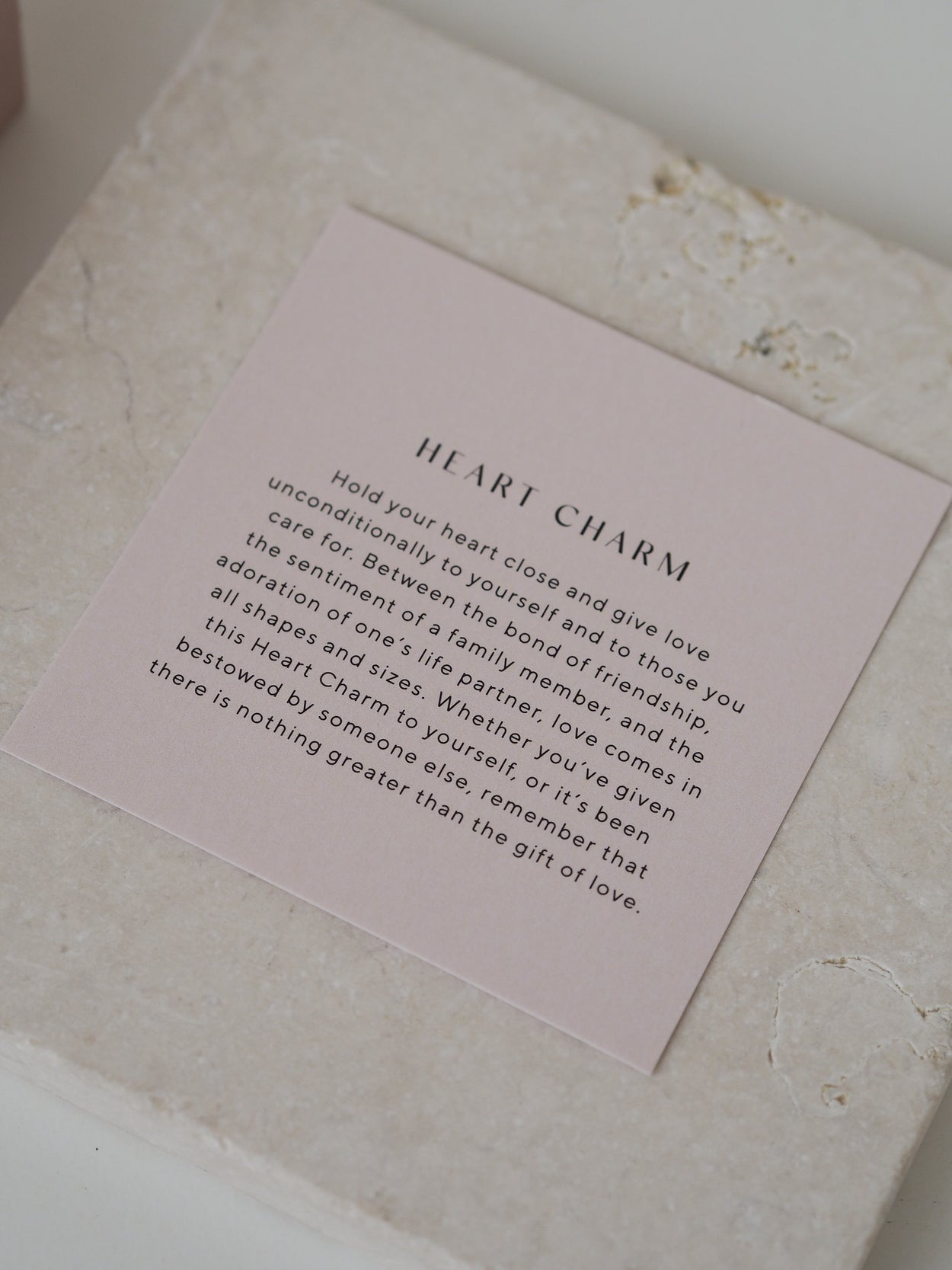 HEART CHARM (18K GOLD VERMEIL) - IMAGE 4