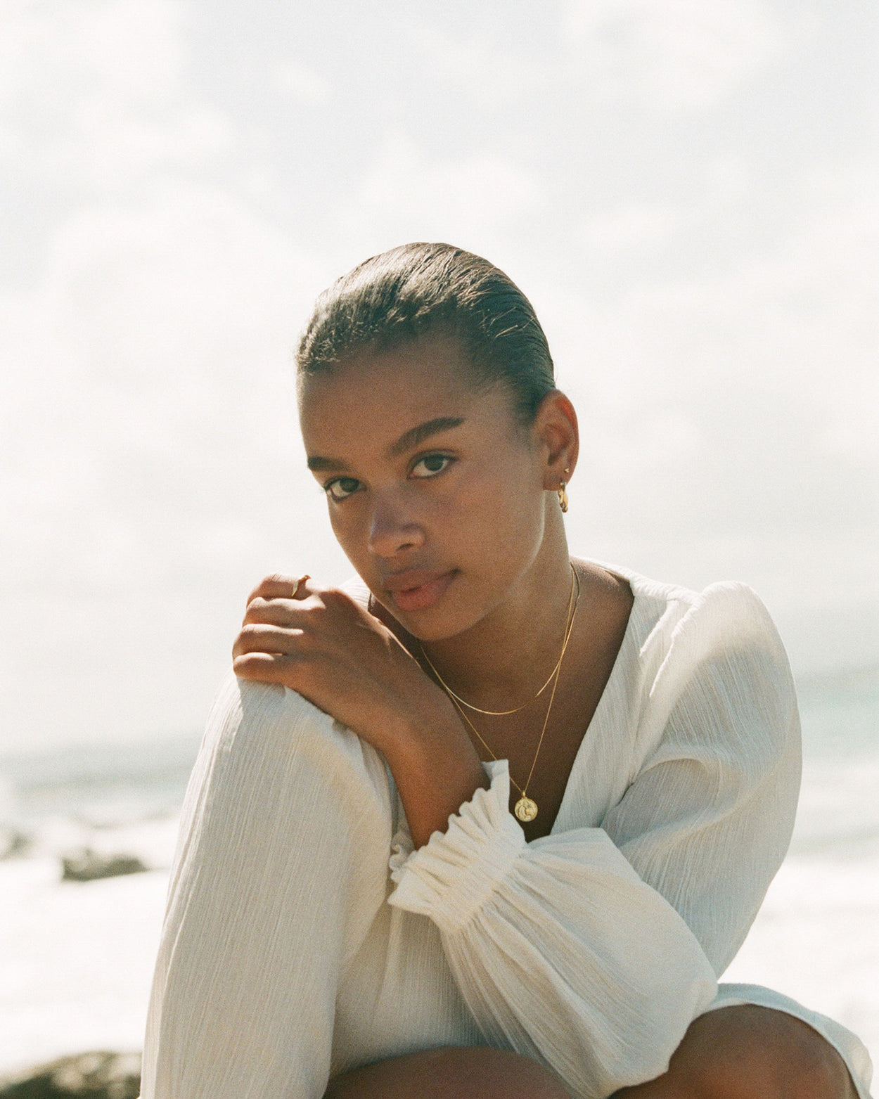 WAVE HOOPS (18K GOLD PLATED)