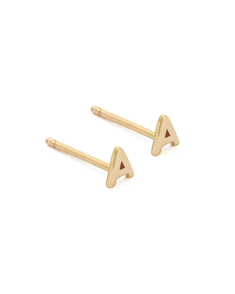 INITIAL EARRINGS (9K GOLD)