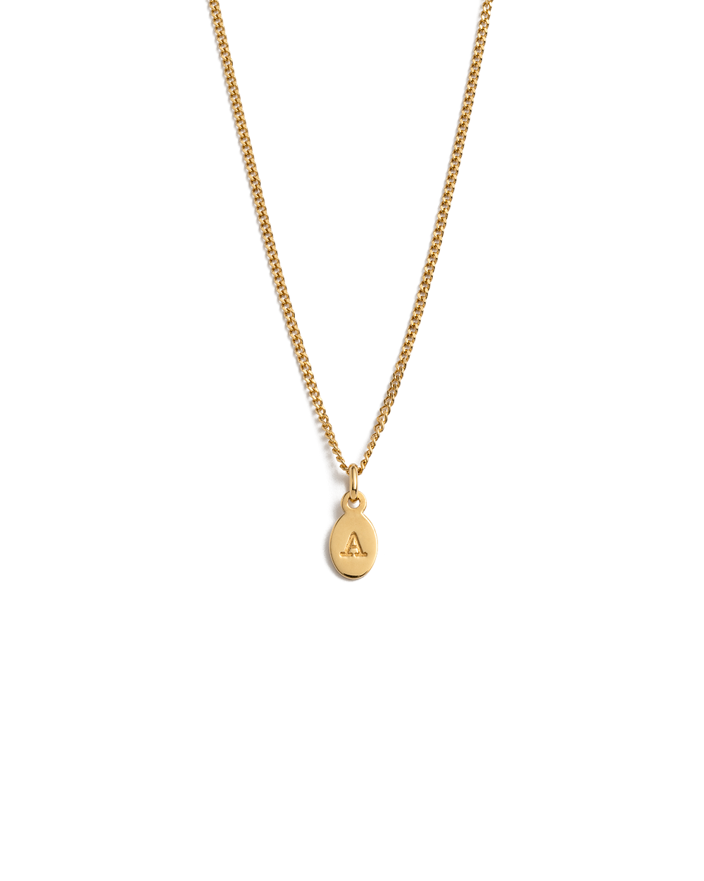 INITIAL NECKLACE A-Z (18K GOLD VERMEIL)