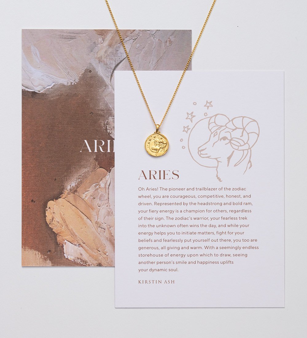 ARIES ZODIAC (18K GOLD VERMEIL) - IMAGE 5