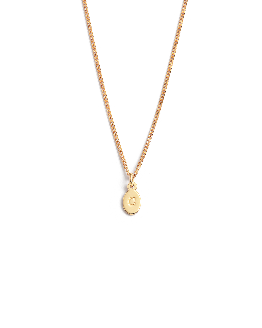INITIAL NECKLACE A-Z (18K GOLD VERMEIL)