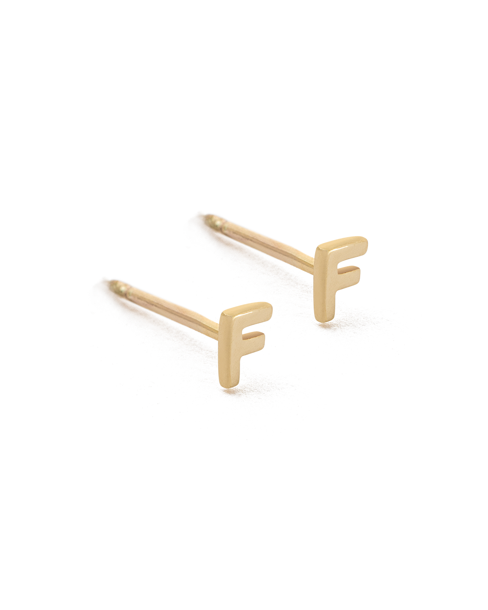 INITIAL EARRINGS (9K GOLD)