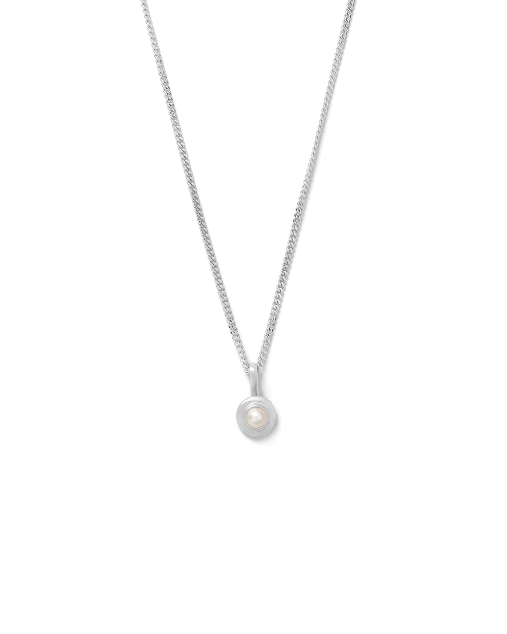BIRTHSTONE NECKLACE (STERLING SILVER)