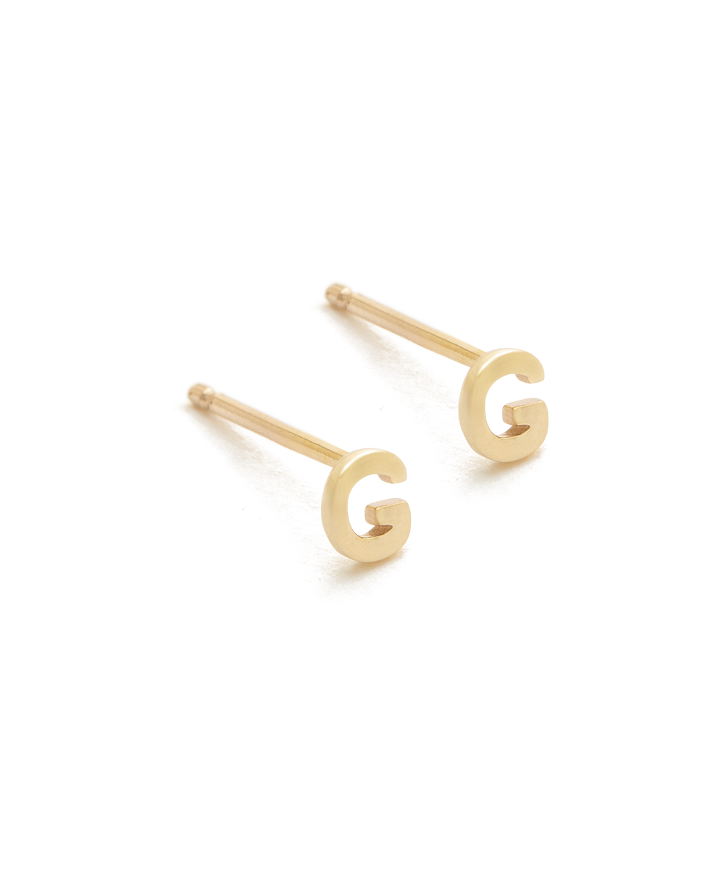 INITIAL EARRINGS (9K GOLD)
