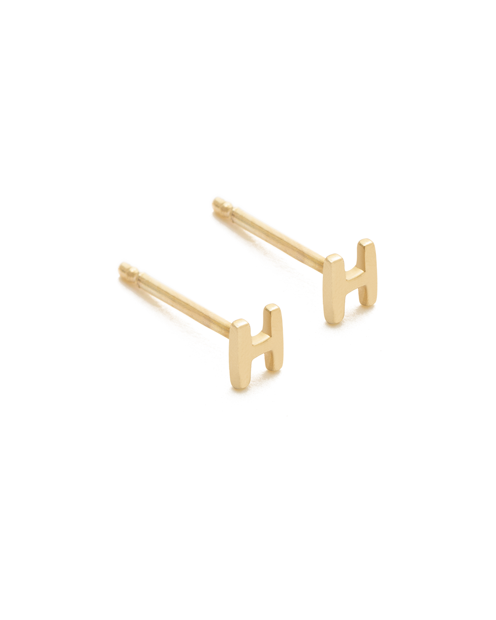INITIAL EARRINGS (9K GOLD)