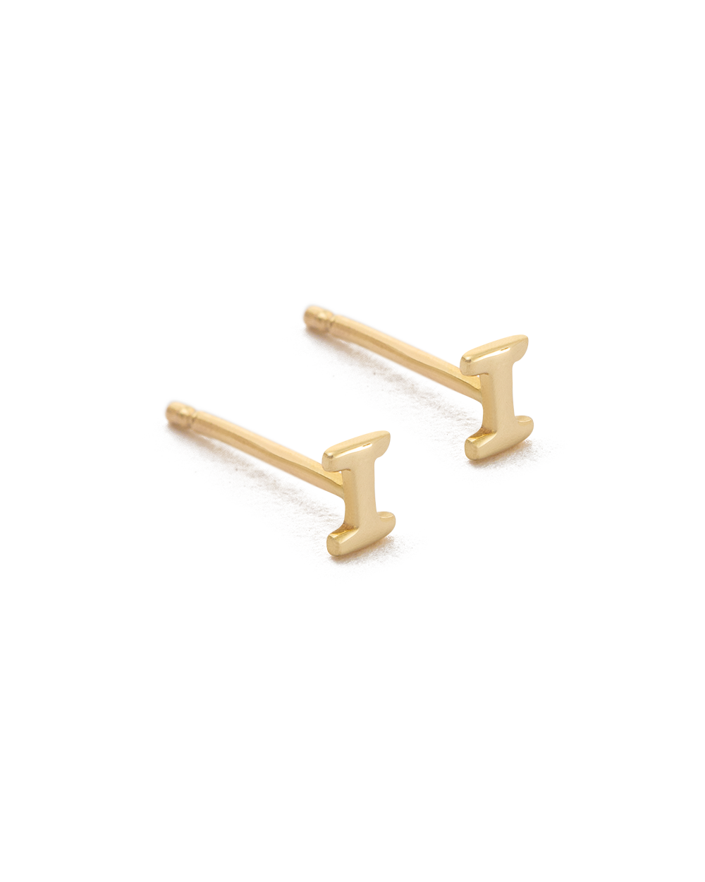 INITIAL EARRINGS (9K GOLD)