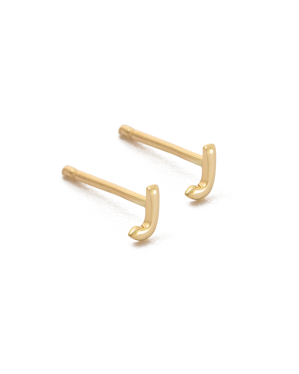 INITIAL EARRINGS (9K GOLD)