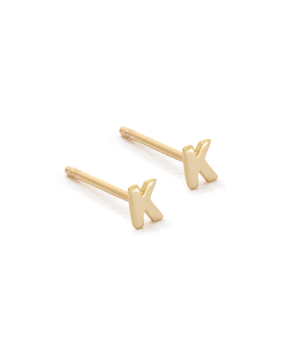 INITIAL EARRINGS (9K GOLD)