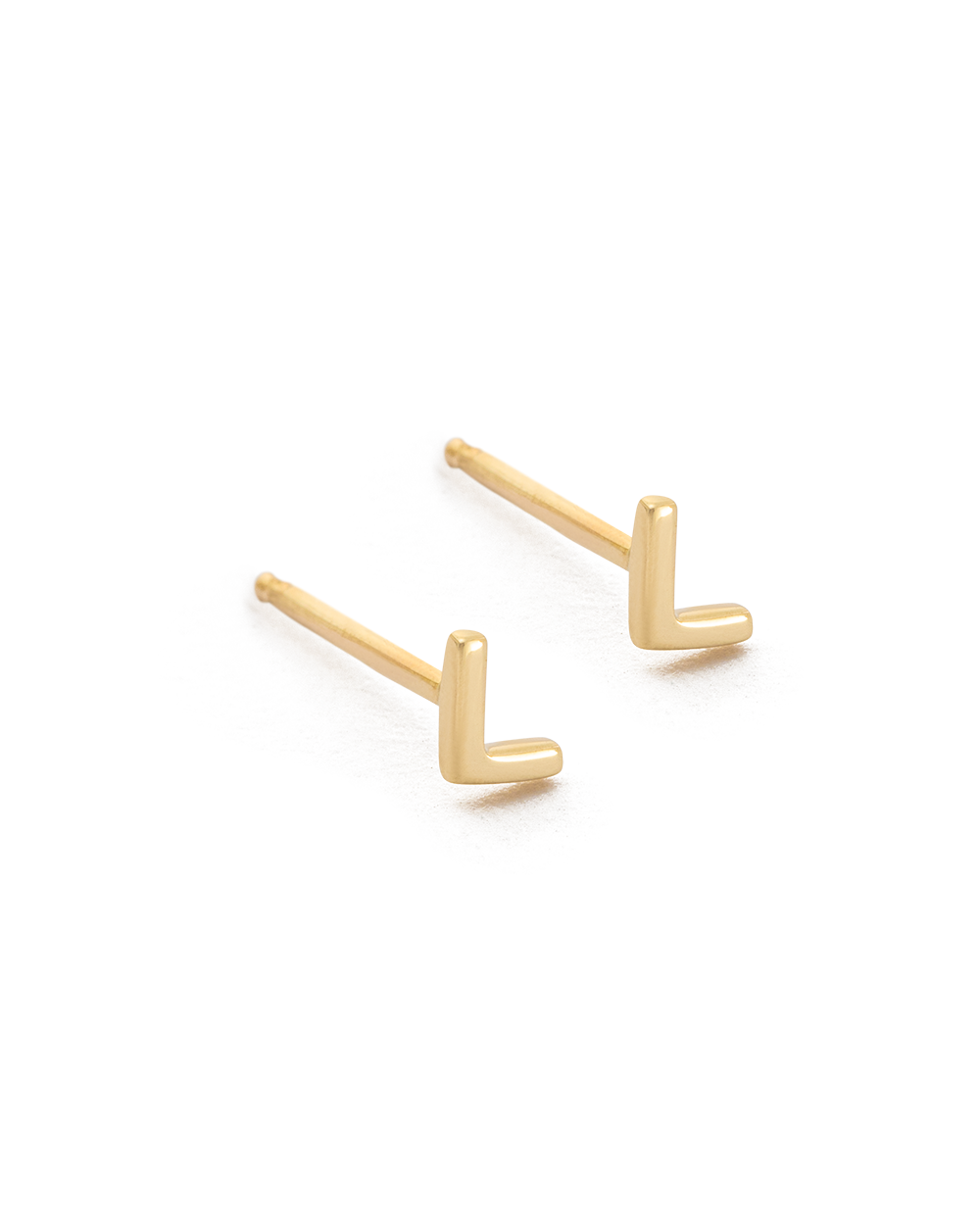 INITIAL EARRINGS (9K GOLD)