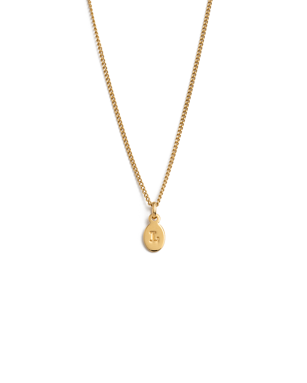 INITIAL NECKLACE A-Z (18K GOLD VERMEIL)