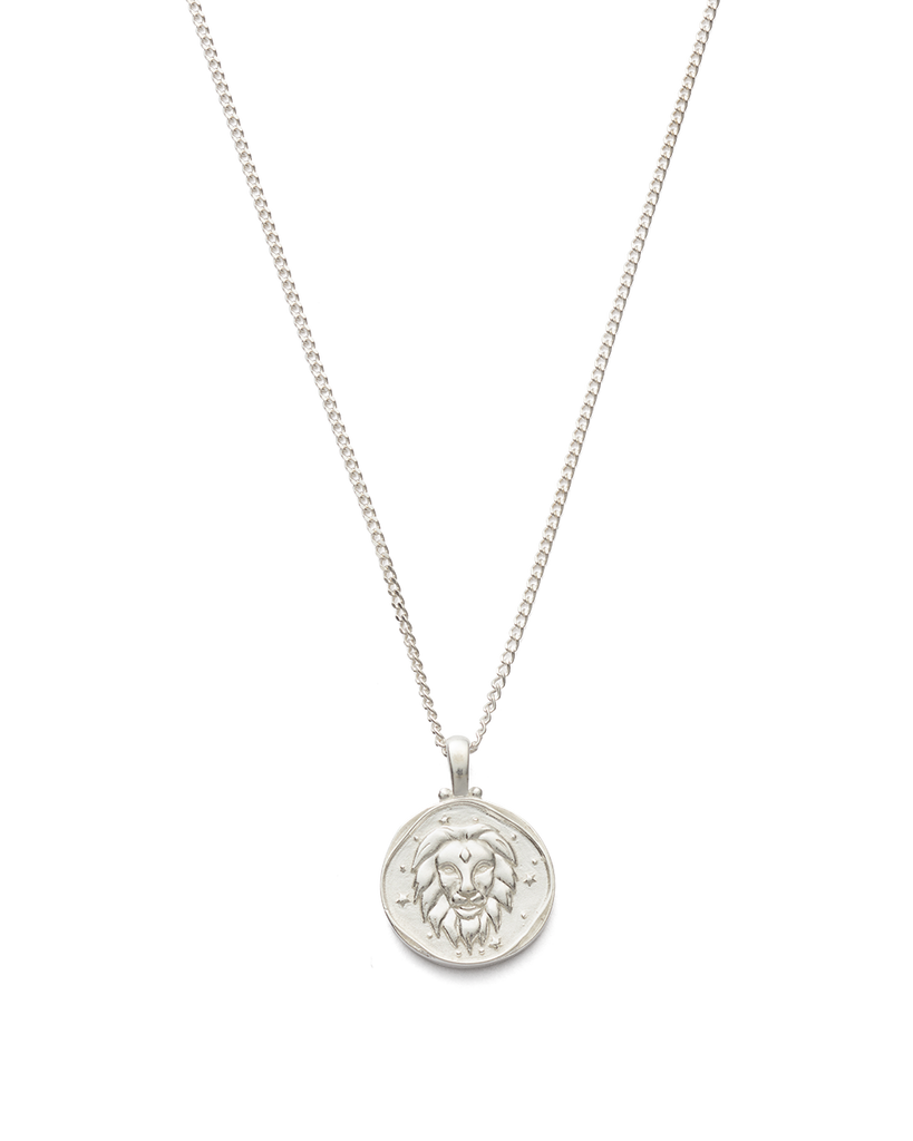 LEO ZODIAC NECKLACE STERLING SILVER KIRSTIN ASH