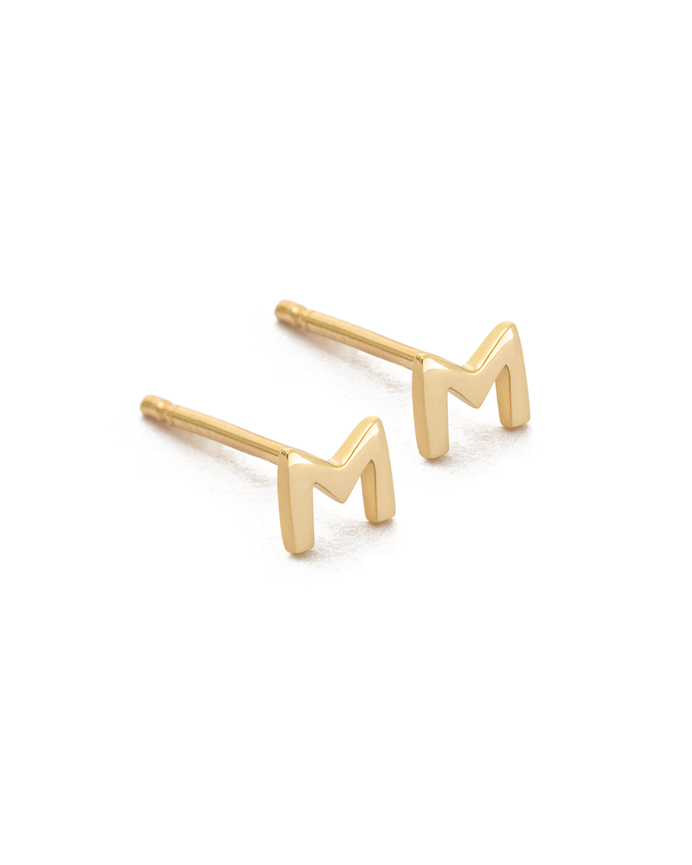 INITIAL EARRINGS (9K GOLD)