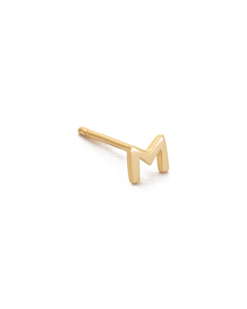 INITIAL EARRINGS (9K GOLD)