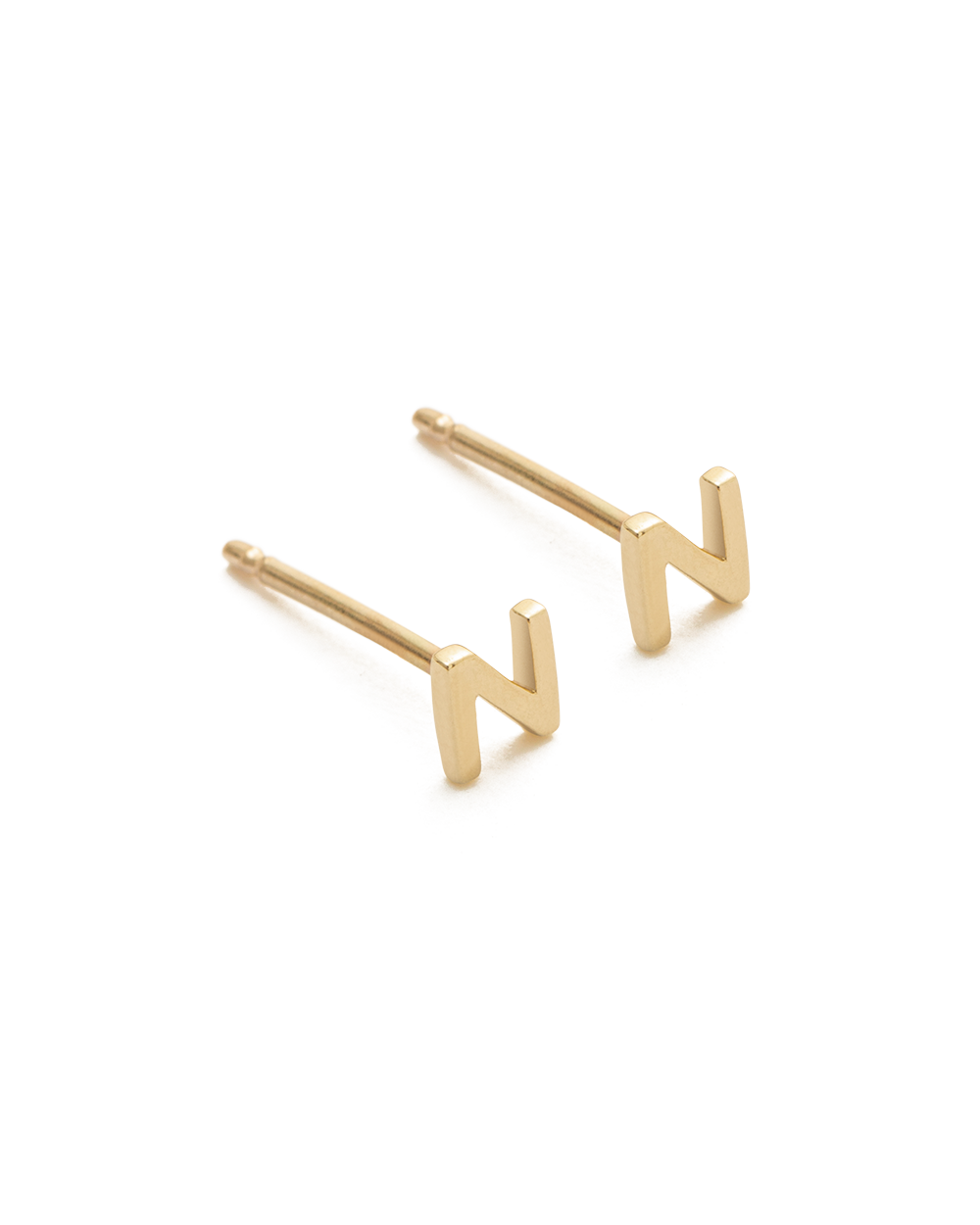 INITIAL EARRINGS (9K GOLD)