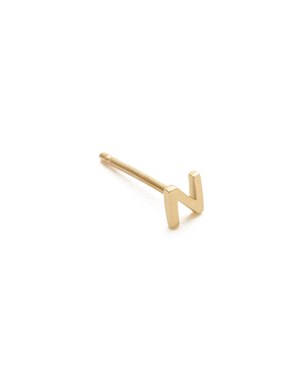 INITIAL EARRINGS (9K GOLD)