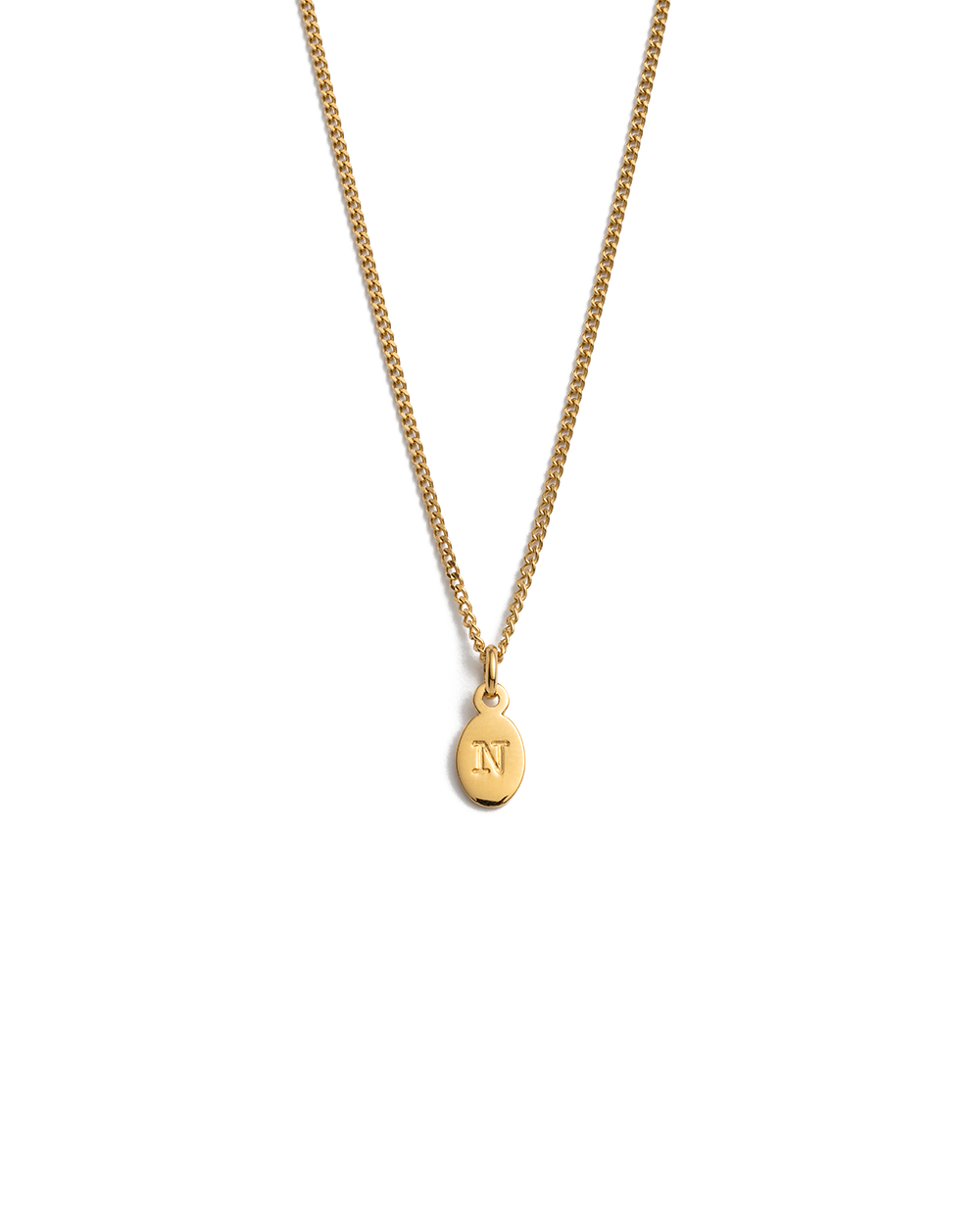 INITIAL NECKLACE A-Z (18K GOLD VERMEIL)