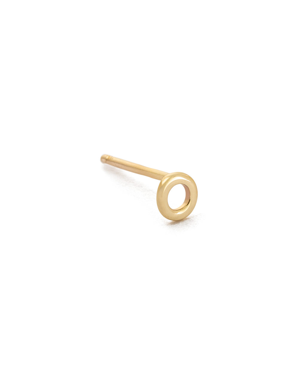INITIAL EARRINGS (9K GOLD)