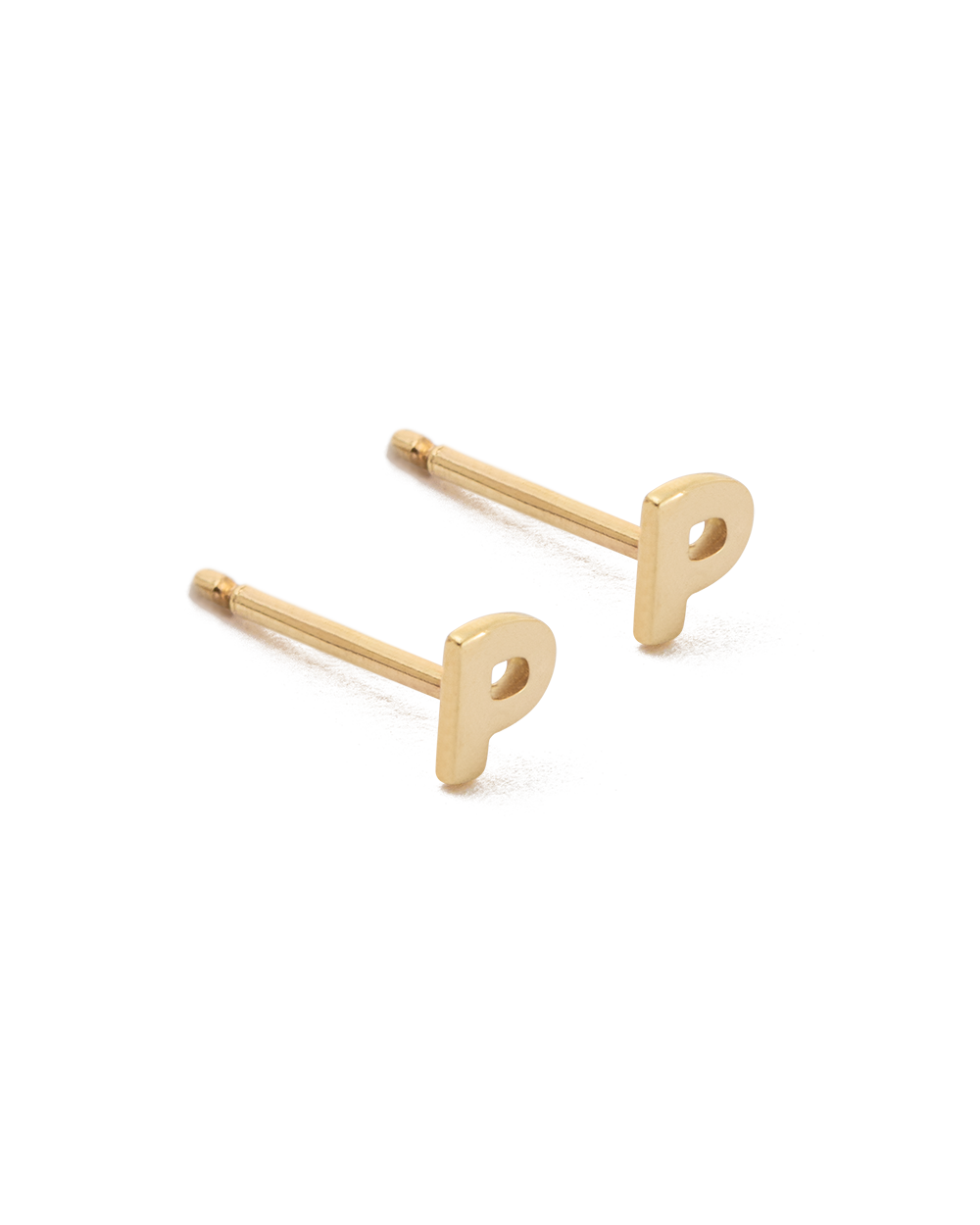 INITIAL EARRINGS (9K GOLD)