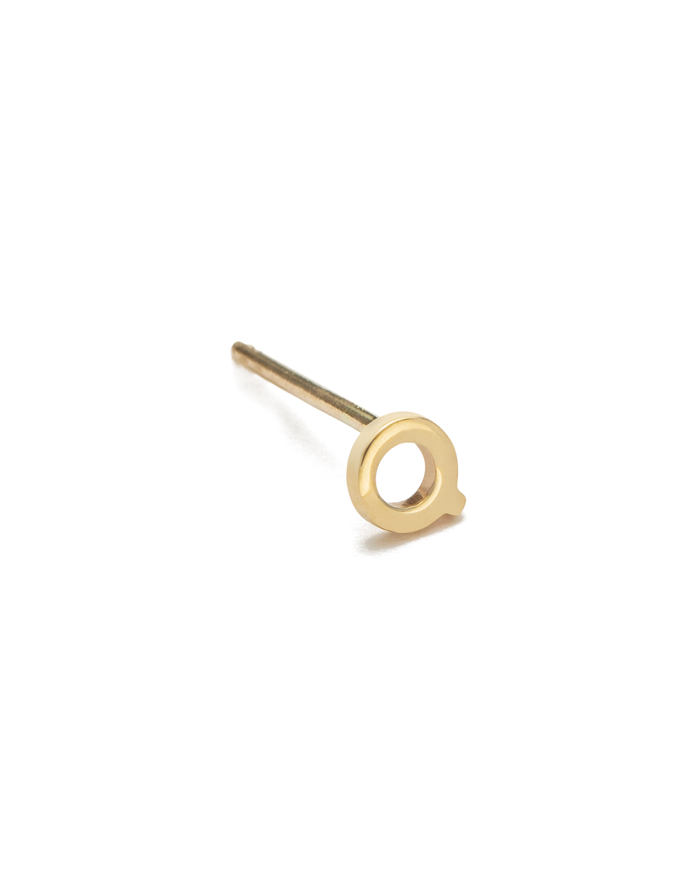 INITIAL EARRINGS (9K GOLD)
