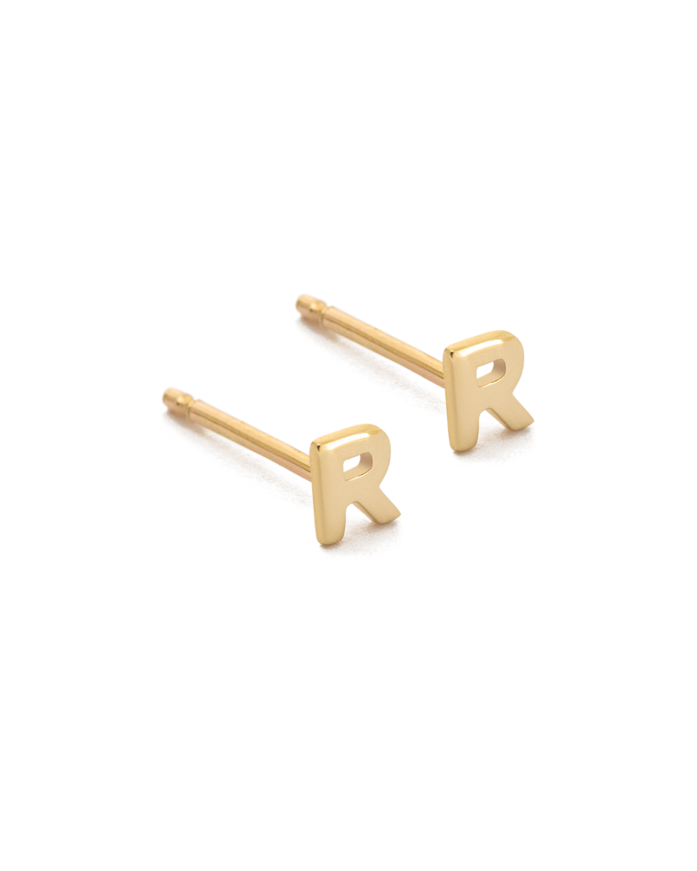 INITIAL EARRINGS (9K GOLD)