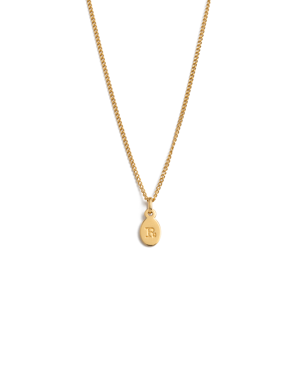 INITIAL NECKLACE A-Z (18K GOLD VERMEIL)