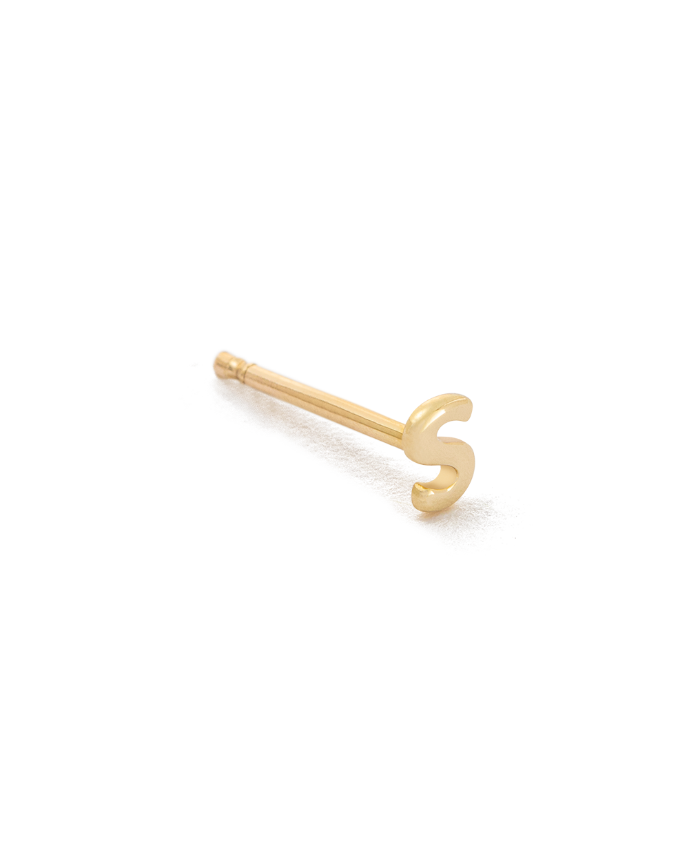 INITIAL EARRINGS (9K GOLD)