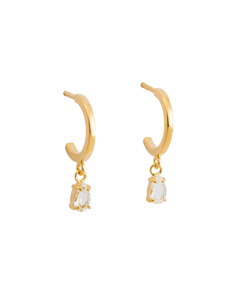 14k gold teardrop earrings deals